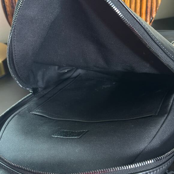 LOUIS VUITTON Racer Slingbag Backpack Monogram Shadow Leather Black - Picture 11 of 15